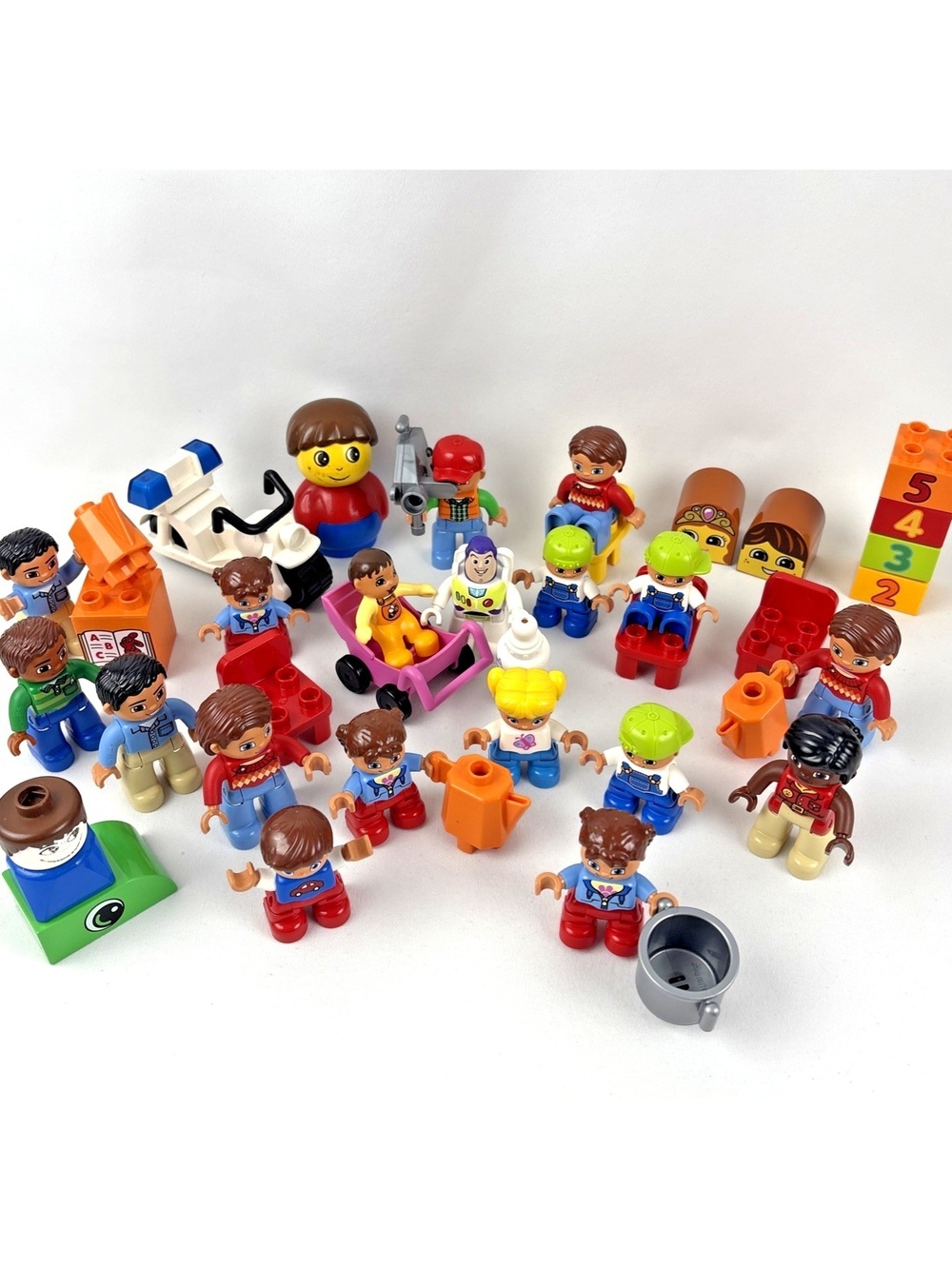 Lego Duplo Lot Figures People Baby Builder Construction Buzz Lightyear Extras